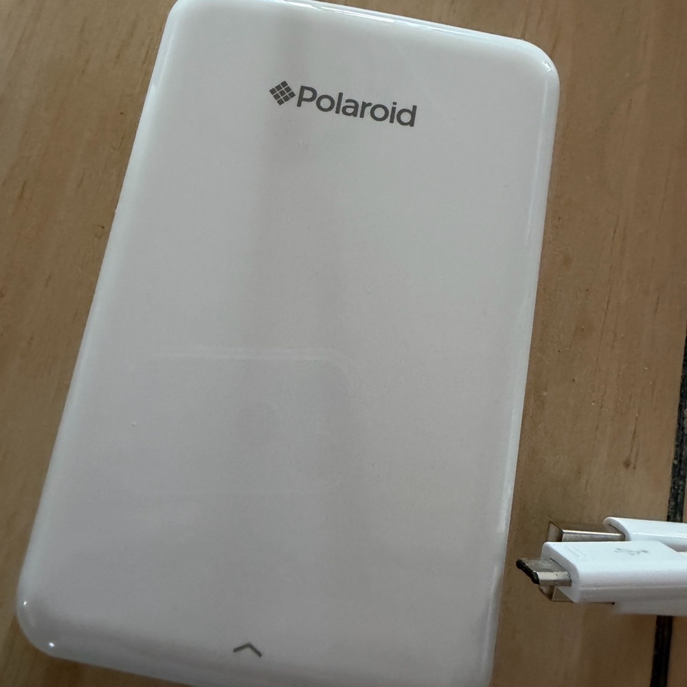 Polaroid ZIP Mobile Photo Printer with Blue Calibration Sheet